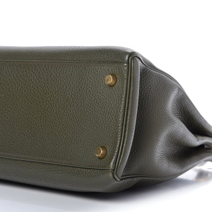 Hermes Togo Kelly Retourne 32 Vert Olive 7 of 9