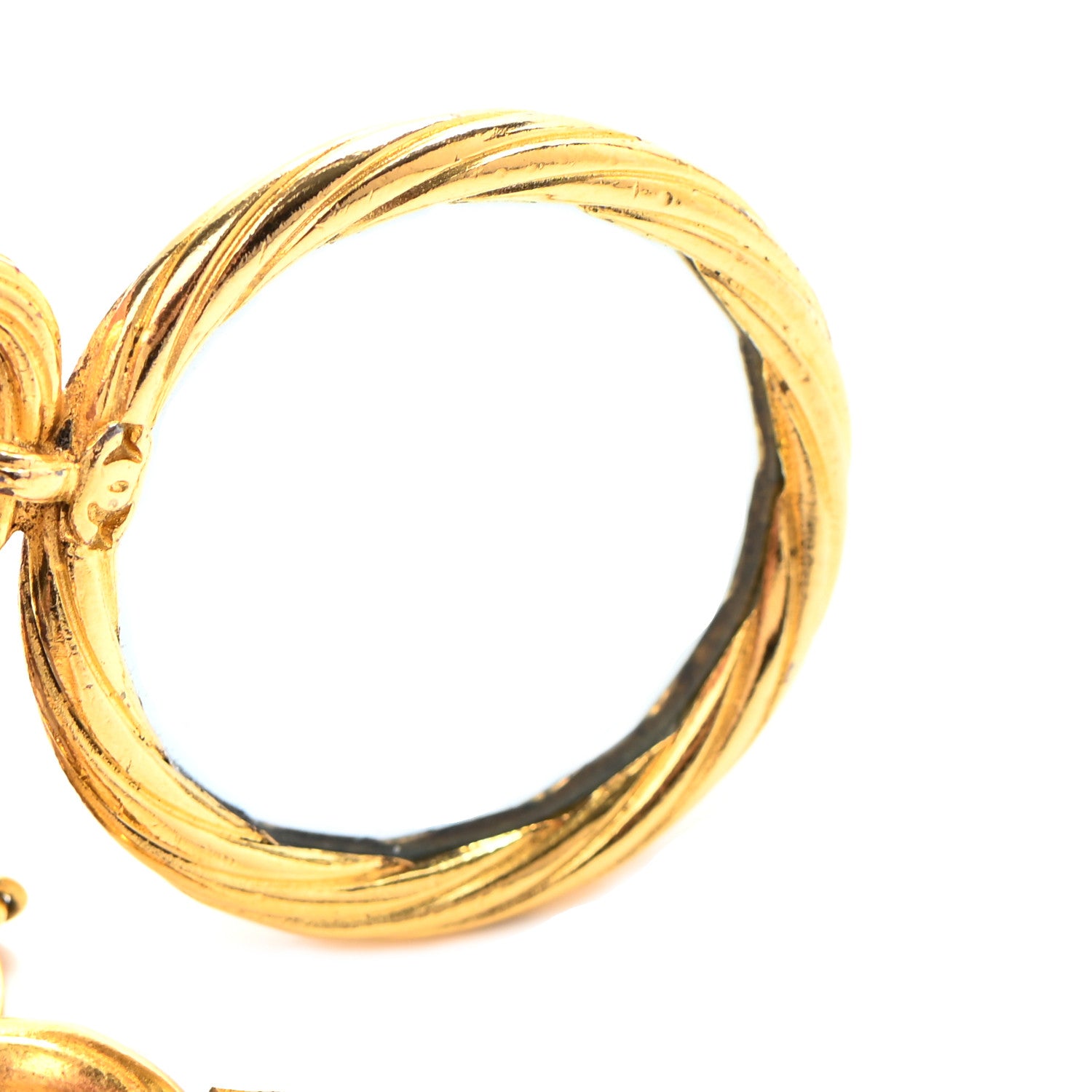Chanel CC Mirror Long Necklace Gold 7 of 7