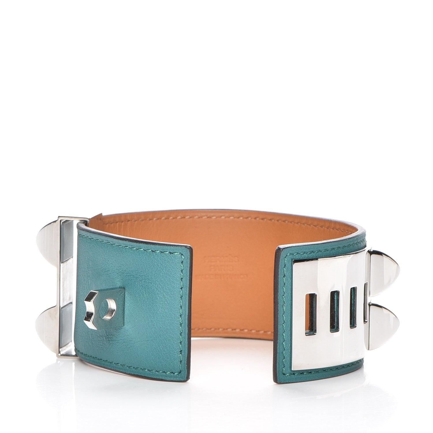 Hermes Swift Collier de Chien CDC Bracelet S Malachite 6 of 10