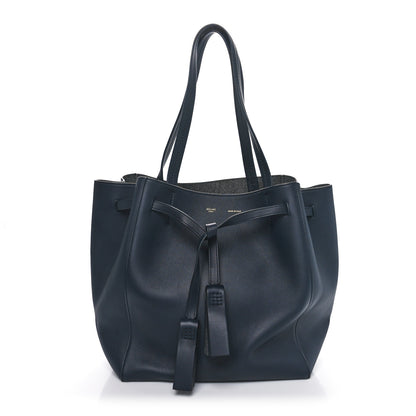 Celine Smooth Calfskin Small Tassel Cabas Phantom Navy Blue 1 of 9