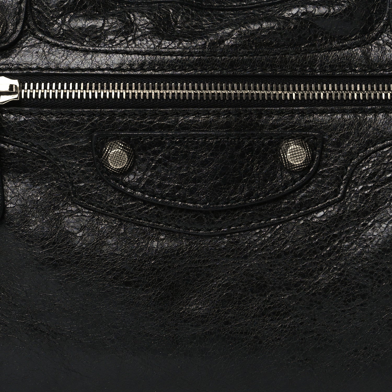 Balenciaga Agneau Giant 12 Silver Hardware Town Black 7 of 9