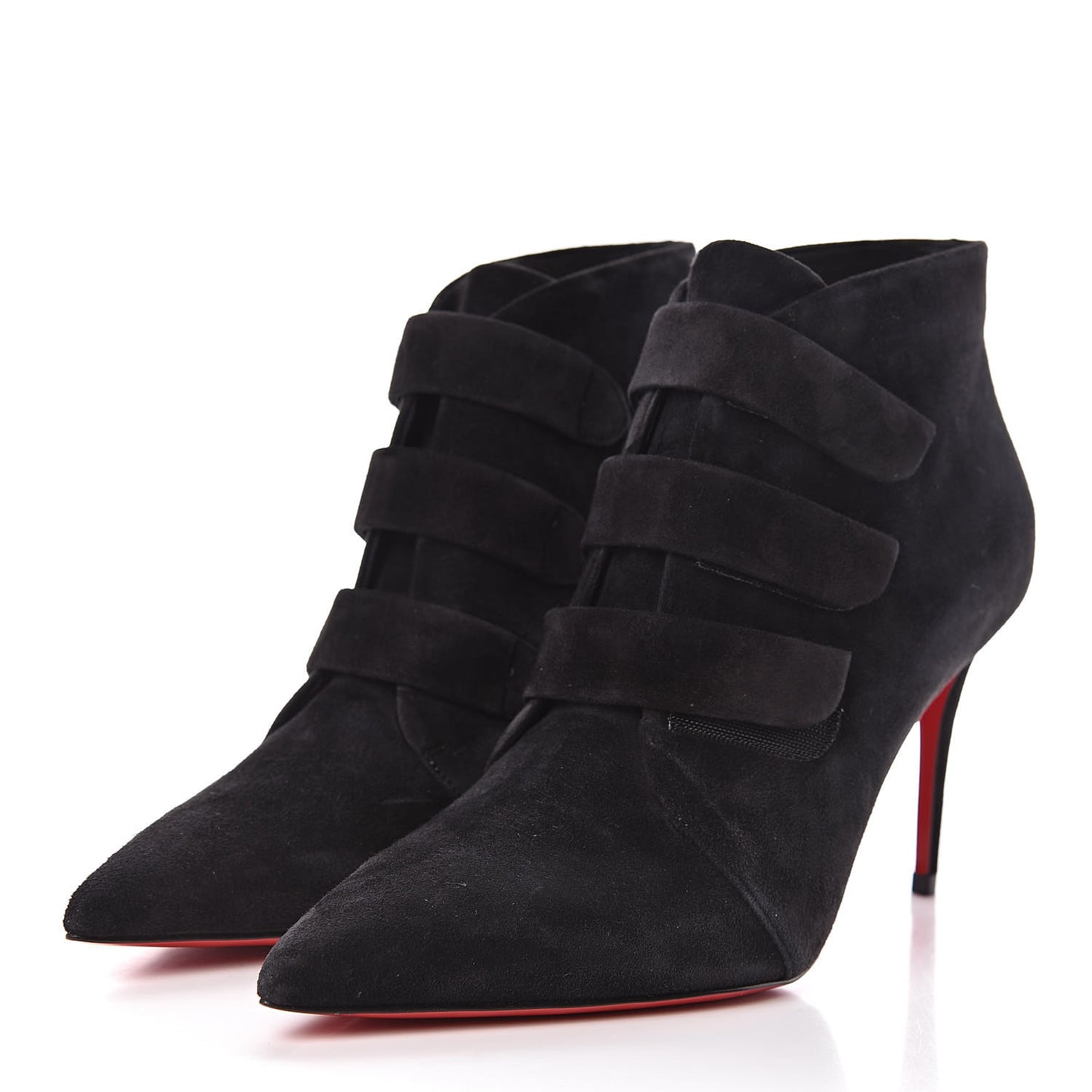 Veau Velour Triniboot 85 Booties 37.5 Black