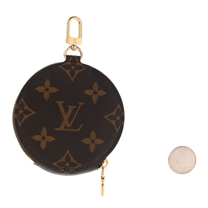 Louis Vuitton Monogram 2021 Christmas Animation Japanese Garden Round Coin Purse Wisteria Pink 2 of 4