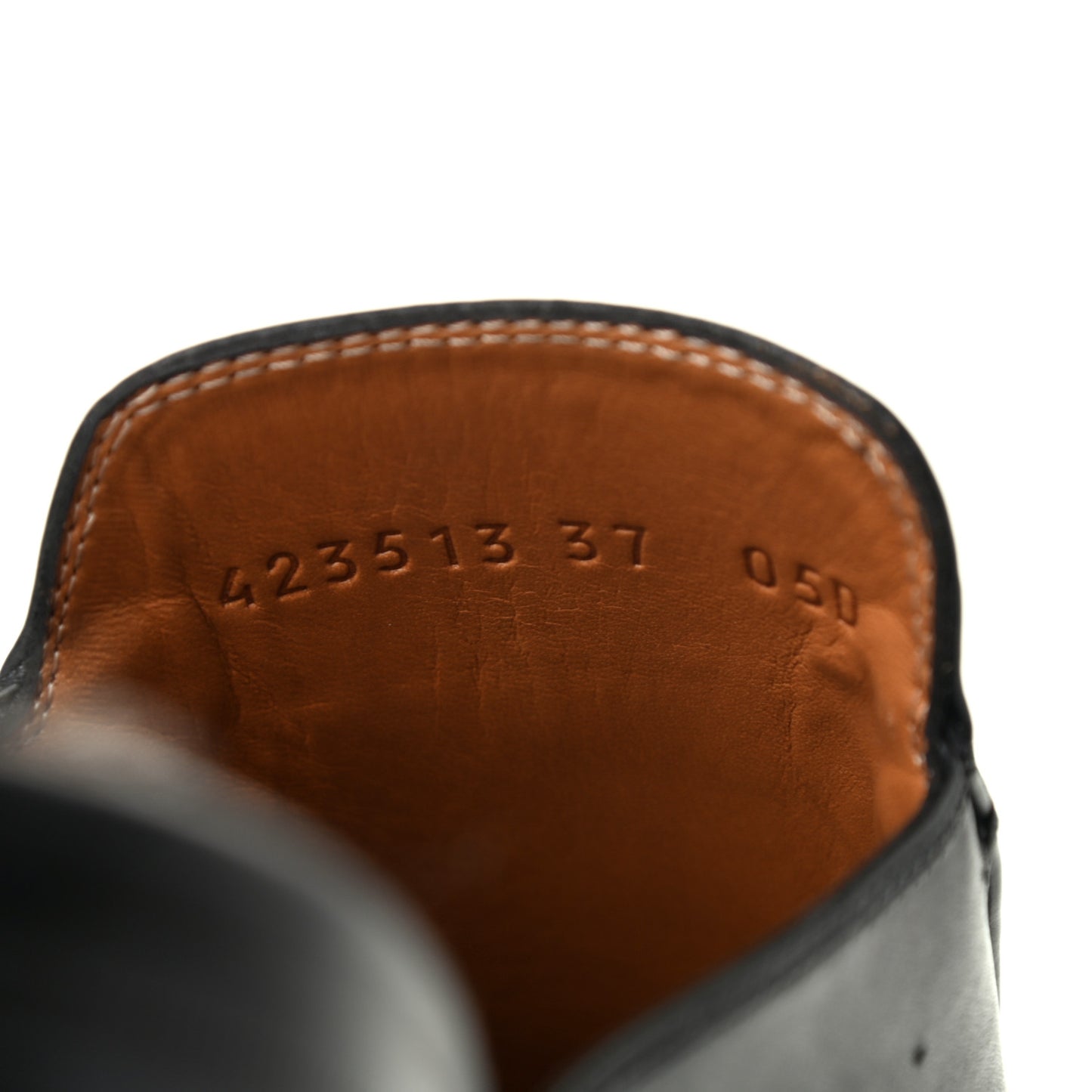 Calfskin Womens Princetown Slippers 37 Black