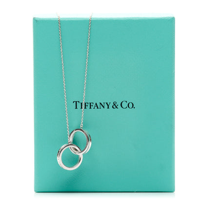 Tiffany Sterling Silver 1837 Interlocking Circles Pendant Necklace 5 of 5