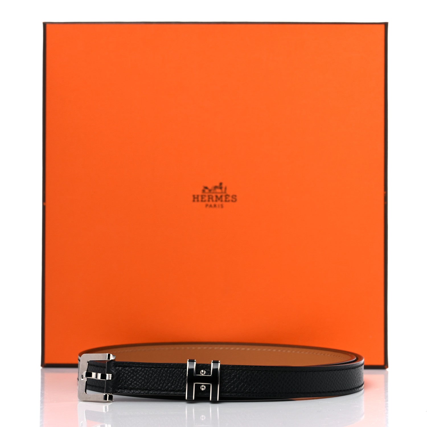 Hermes Epsom 15mm Pop H Belt 75 Black 6 of 6