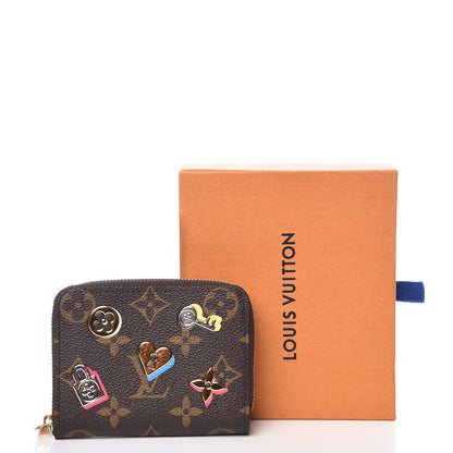 Louis Vuitton Monogram LV Love Lock Zippy Coin Purse 7 of 7
