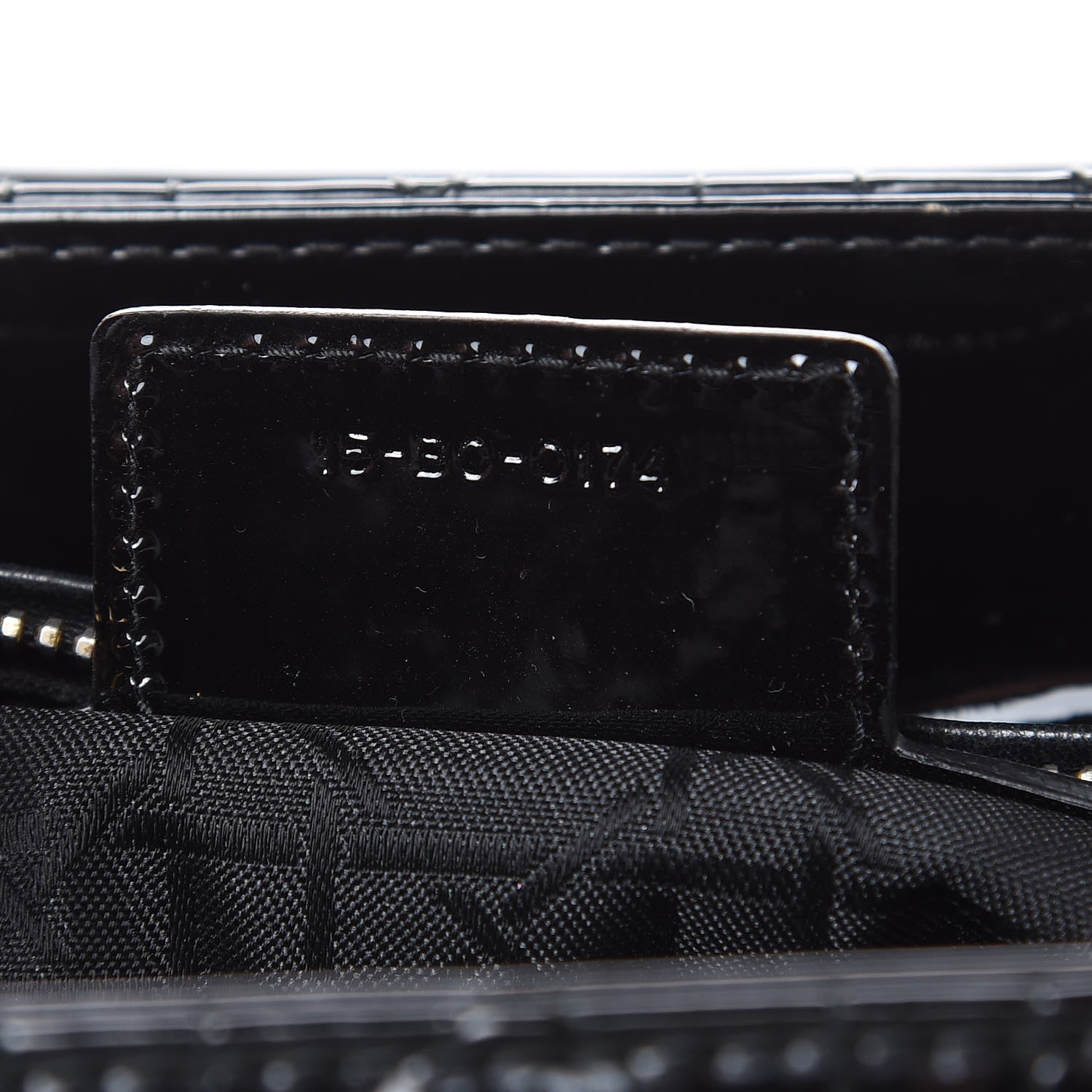 Christian Dior Patent Cannage Medium Lady Dior Black 8 of 16