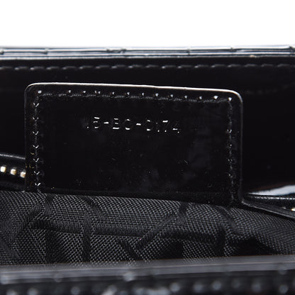 Christian Dior Patent Cannage Medium Lady Dior Black 8 of 16