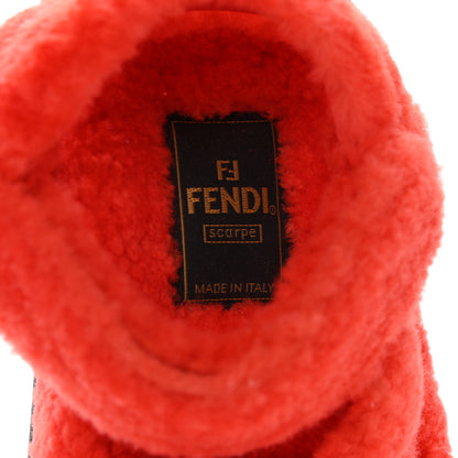 Fendi Shearling FF Fendi Feel Sandals 38 Georgia Georgia Scuro 8 of 9