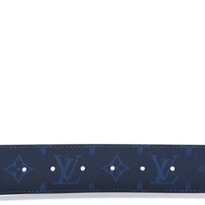 Louis Vuitton Monogram 40mm Reversible LV Initiales Belt 85 34 Cobalt Blue 10 of 16