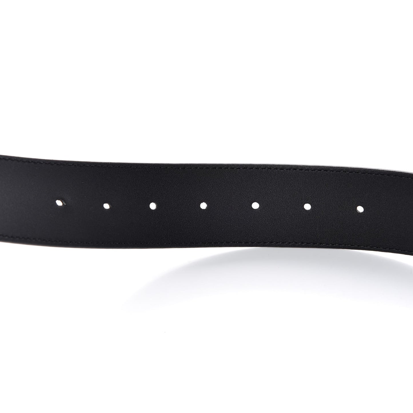 Moon Calfskin Double G 40mm Belt 105 42 Black