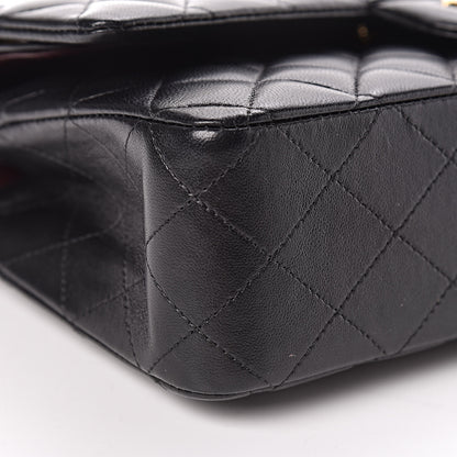 Chanel Lambskin Quilted Medium Double Flap Black 5 of 14