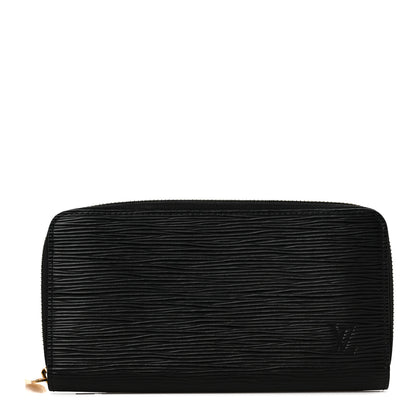 Louis Vuitton Epi Zippy Wallet Black 1 of 9