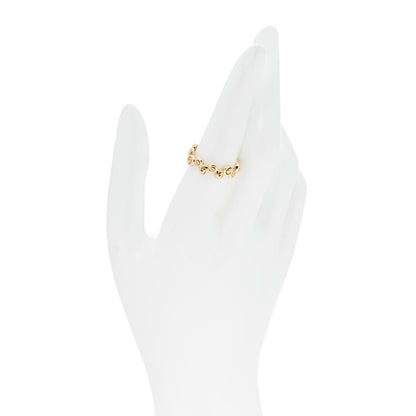 Tiffany 18K Yellow Gold Rosebud Band Ring 56 7.5 2 of 5