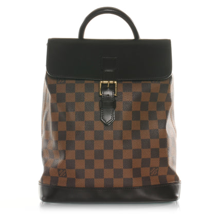 Louis Vuitton Damier Ebene Soho Backpack 1 of 6