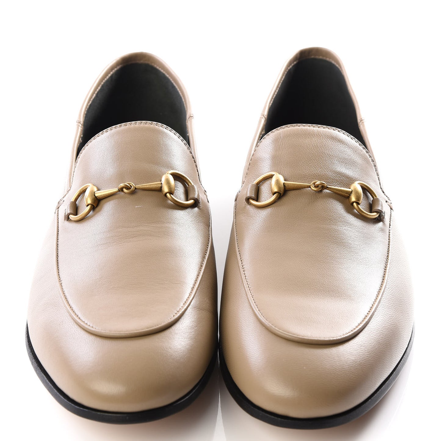 Lambskin Womens Brixton Horsebit Loafers 41 Mud