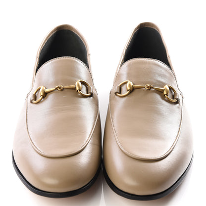 Gucci Lambskin Womens Brixton Horsebit Loafers 41 Mud 3 of 9
