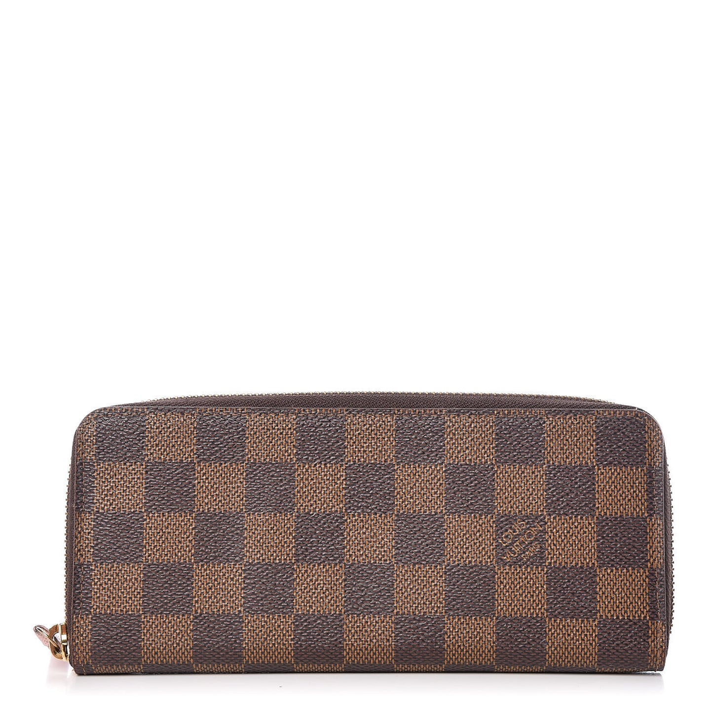 Damier Ebene Clemence Wallet Rose Ballerine