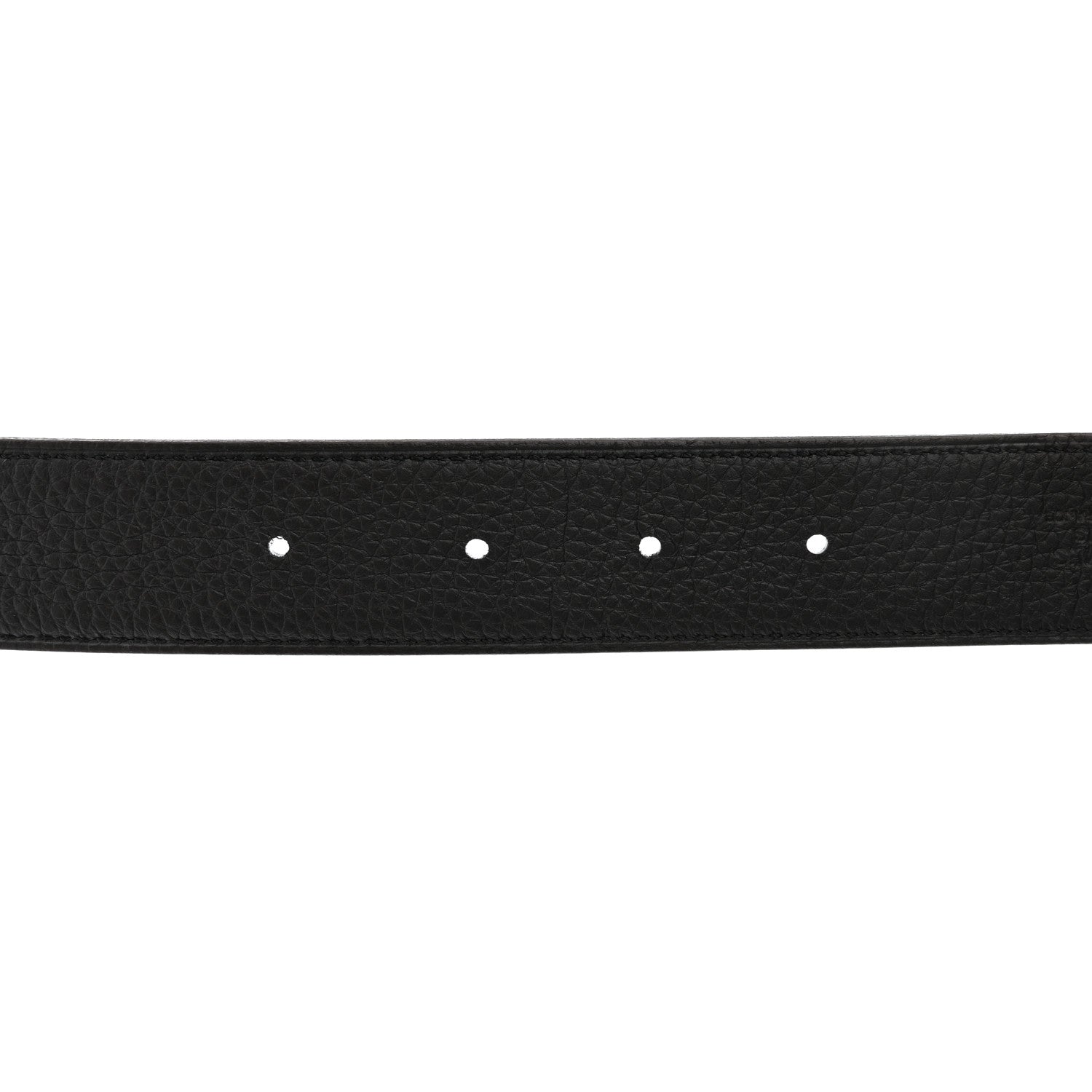 Hermes Togo Chaine D'Ancre Belt 95 38 Black 3 of 6