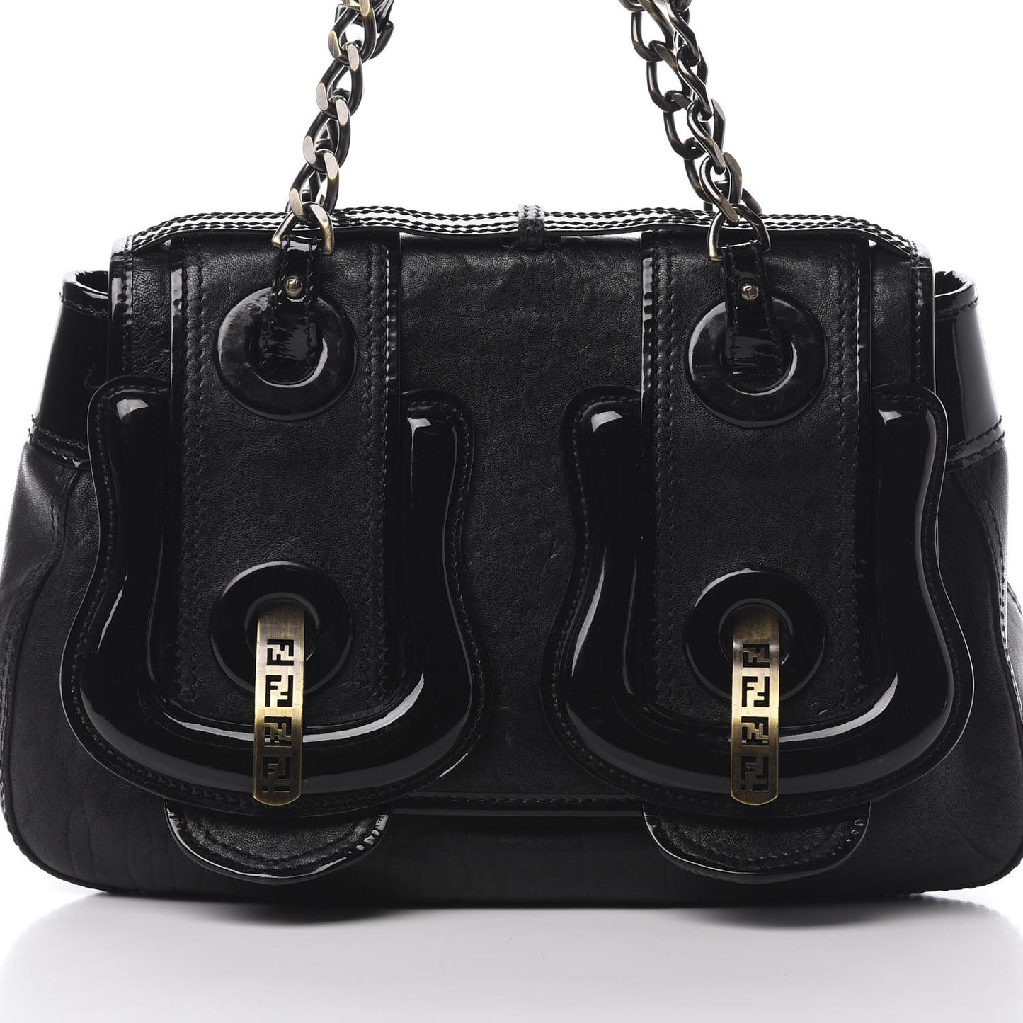 Nappa Patent B Bag Black