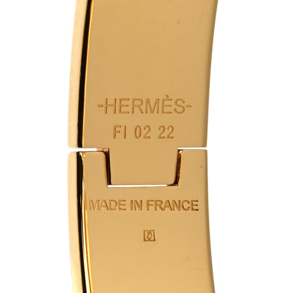 Hermes Enamel Narrow Clic Clac H Bracelet PM White 4 of 5