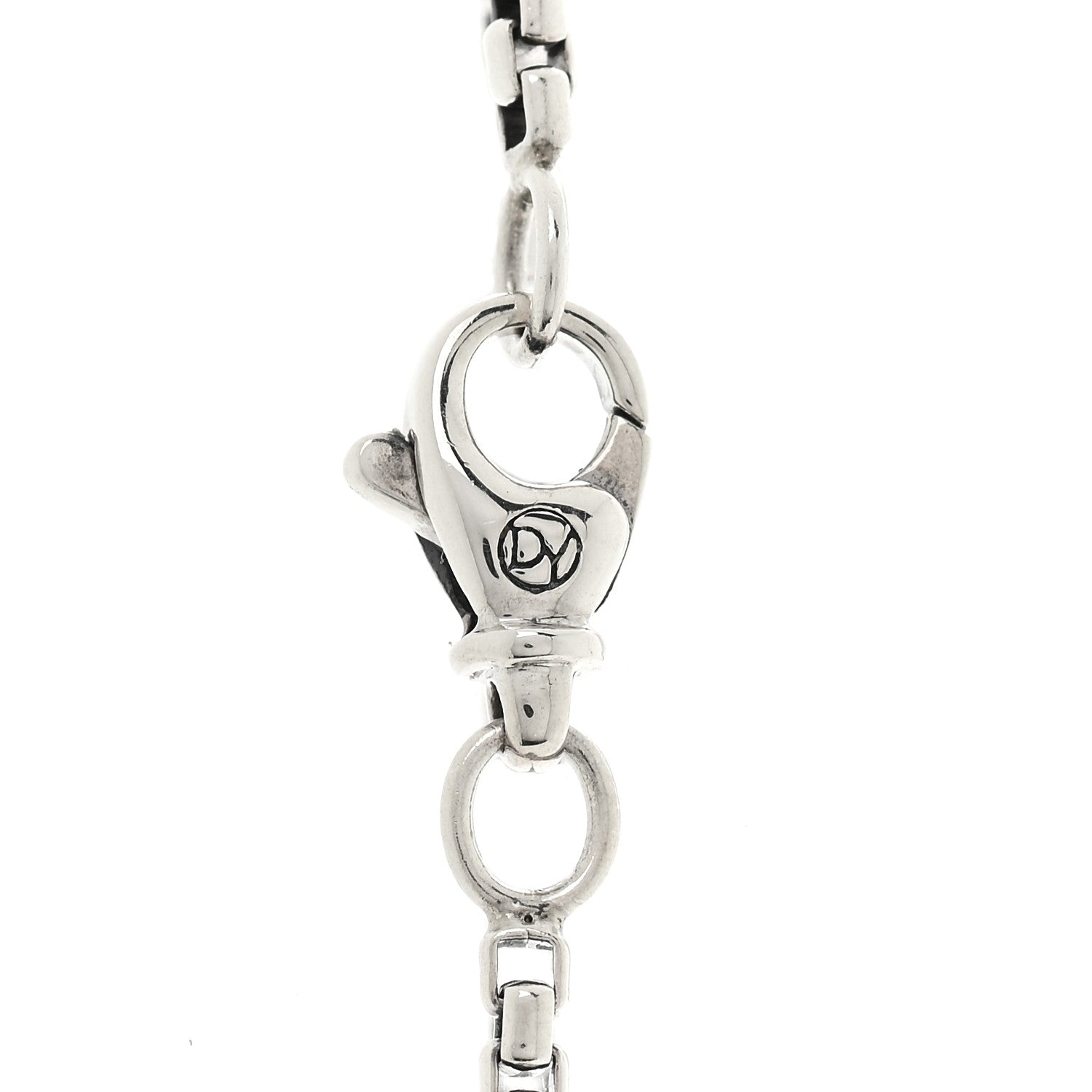 David Yurman Sterling Silver 2.7mm Small Box Chain Necklace 24" 4 of 5