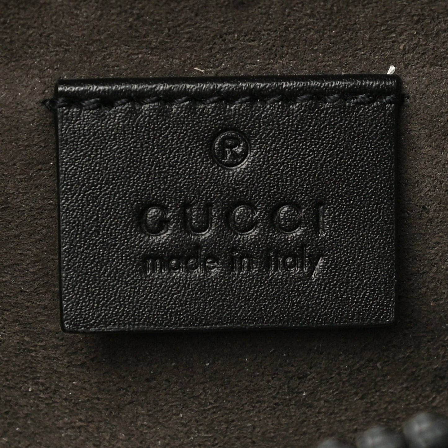 GG Supreme Monogram Belt Bag Black