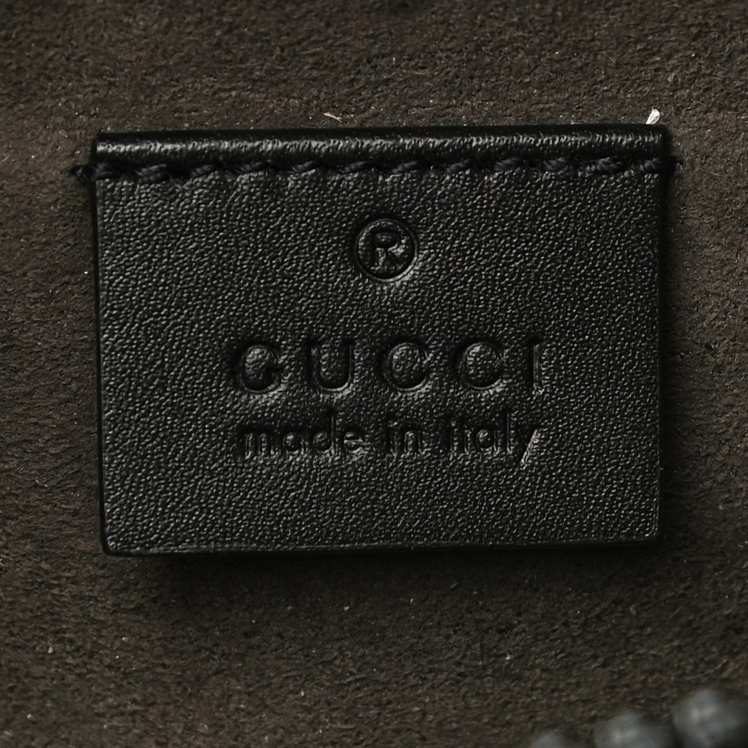 Gucci GG Supreme Monogram Belt Bag Black 6 of 12