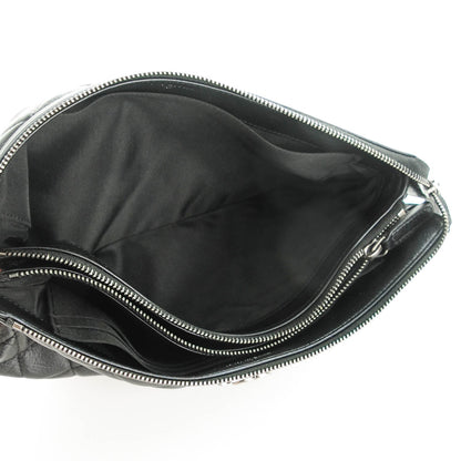 Chanel Calfskin Quilted Small Zipped Boy Pouch Black 5 of 8