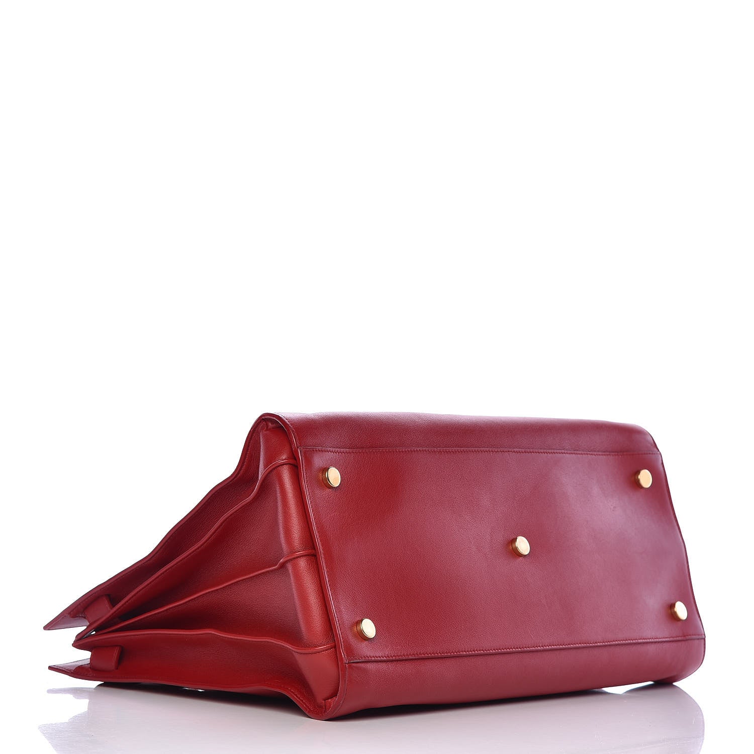 Saint Laurent Calfskin Large Sac de Jour Carryall Rouge Orient 4 of 12