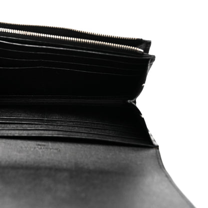 Balenciaga Saffiano Square Check Wallet Black White 5 of 8