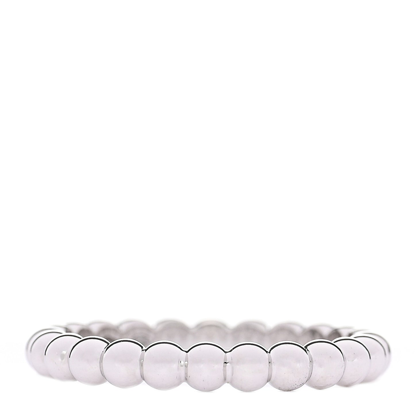 18K White Gold Small Perlee Ring 53 6.5