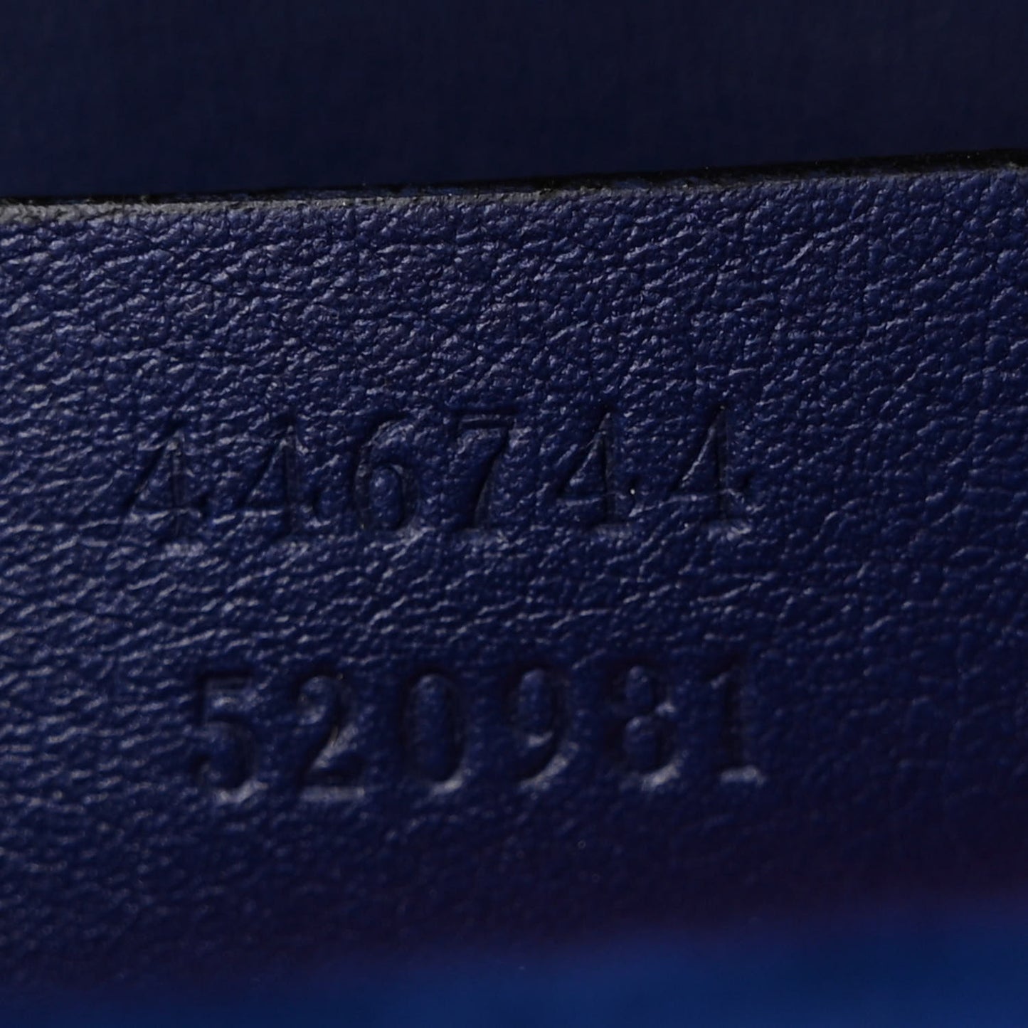 Velvet Matelasse Mini GG Marmont Shoulder Bag Cobalt Blue