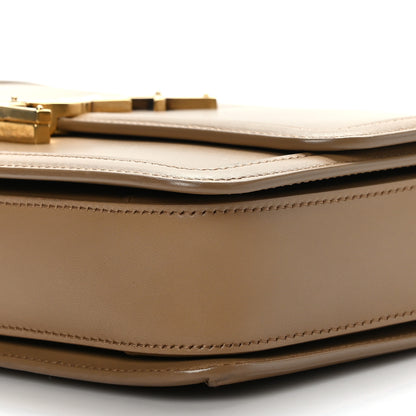 Saint Laurent Soft Ultracalfskin Monogram Medium Solferino Satchel Natural Tan 8 of 8