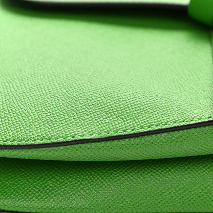 Christian Dior Grained Calfskin Saddle Bag Green 10 of 11