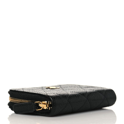 Chanel Caviar Quilted Classic Zipped Coin Purse Black 4 of 8