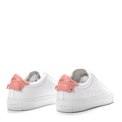 Givenchy Calfskin Perforated Womens Urban Street Sneakers 36 White Pink 4 of 11