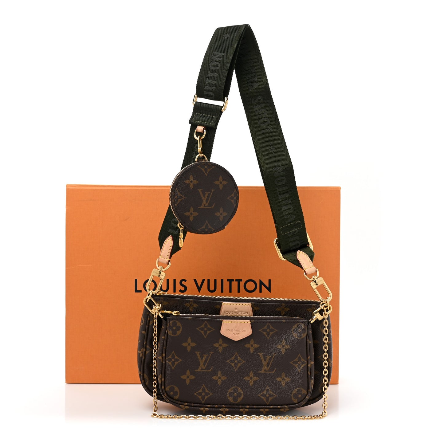 Monogram Multi Pochette Accessories Kaki