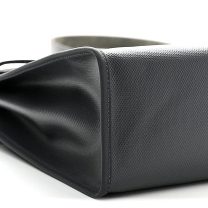 Hermes Toile H Berline Vache Hunter Herbag Zip PM 31 Ardoise Black Ecru 10 of 12