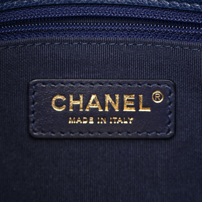 Chanel Caviar Quilted Small Twist Your Buttons Flap Blue 6 of 12