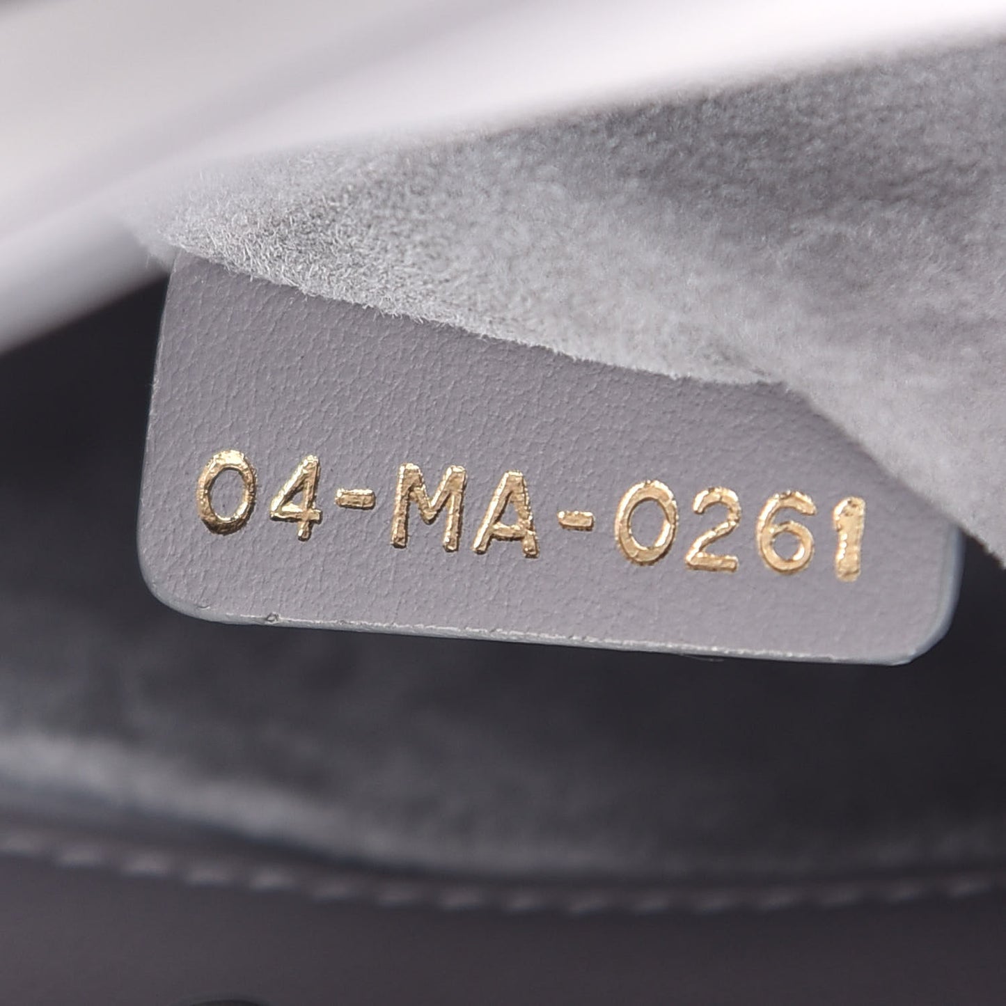 Metallic Calfskin Satin Celestial Bead Embroidery Small My Lady Dior Grey