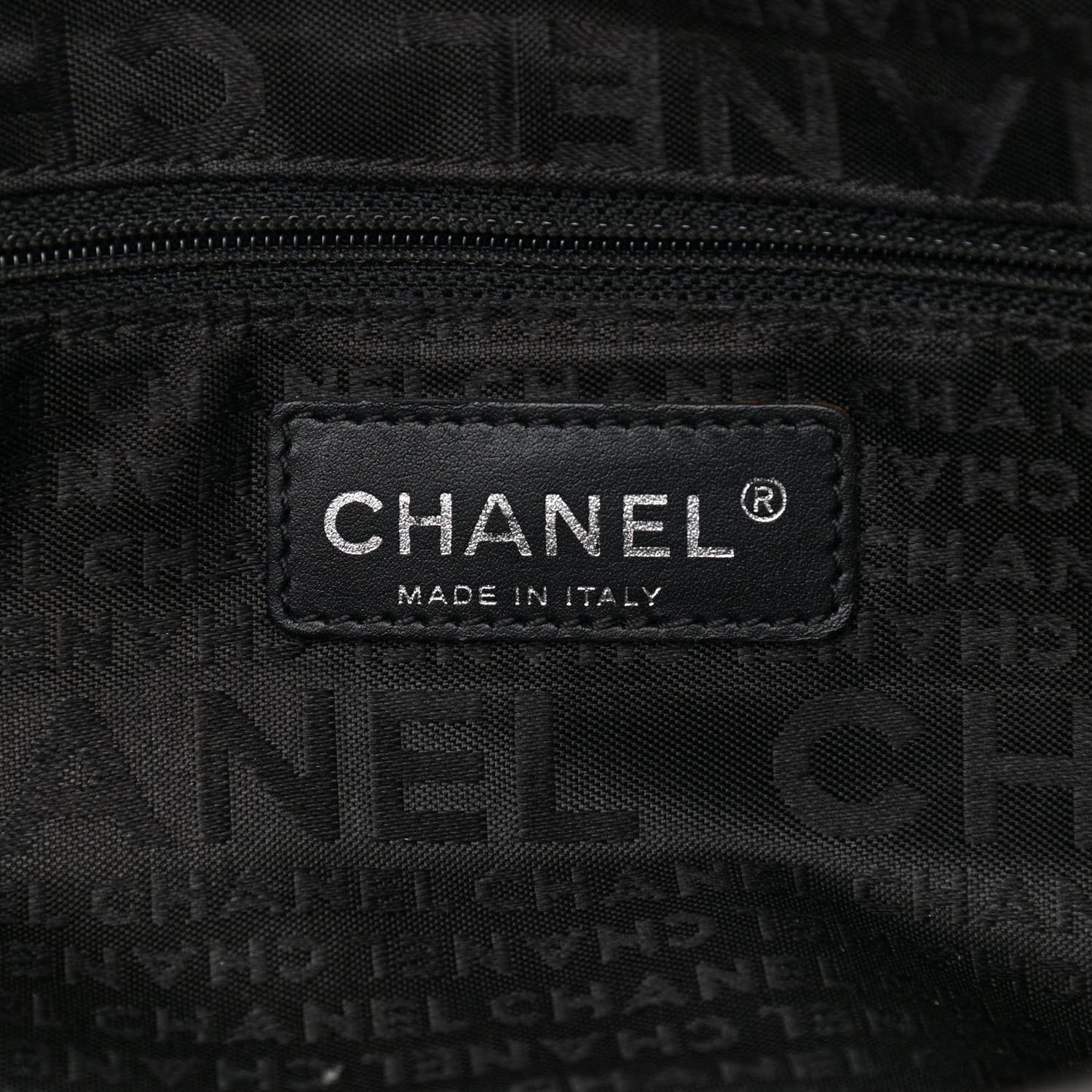 Caviar Square Stitched Large Tote Black