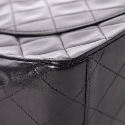 Chanel Lambskin Quilted XL Jumbo Single Flap Black 11 of 18