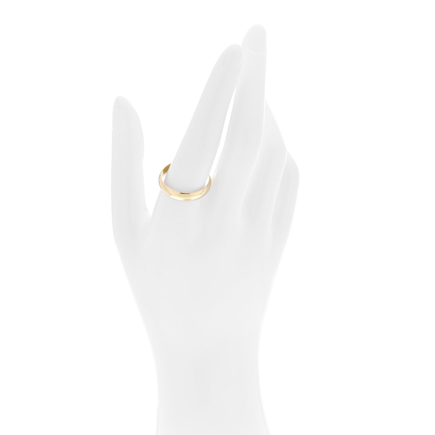18K Yellow Gold 5mm 1895 Wedding Band Ring 65 11