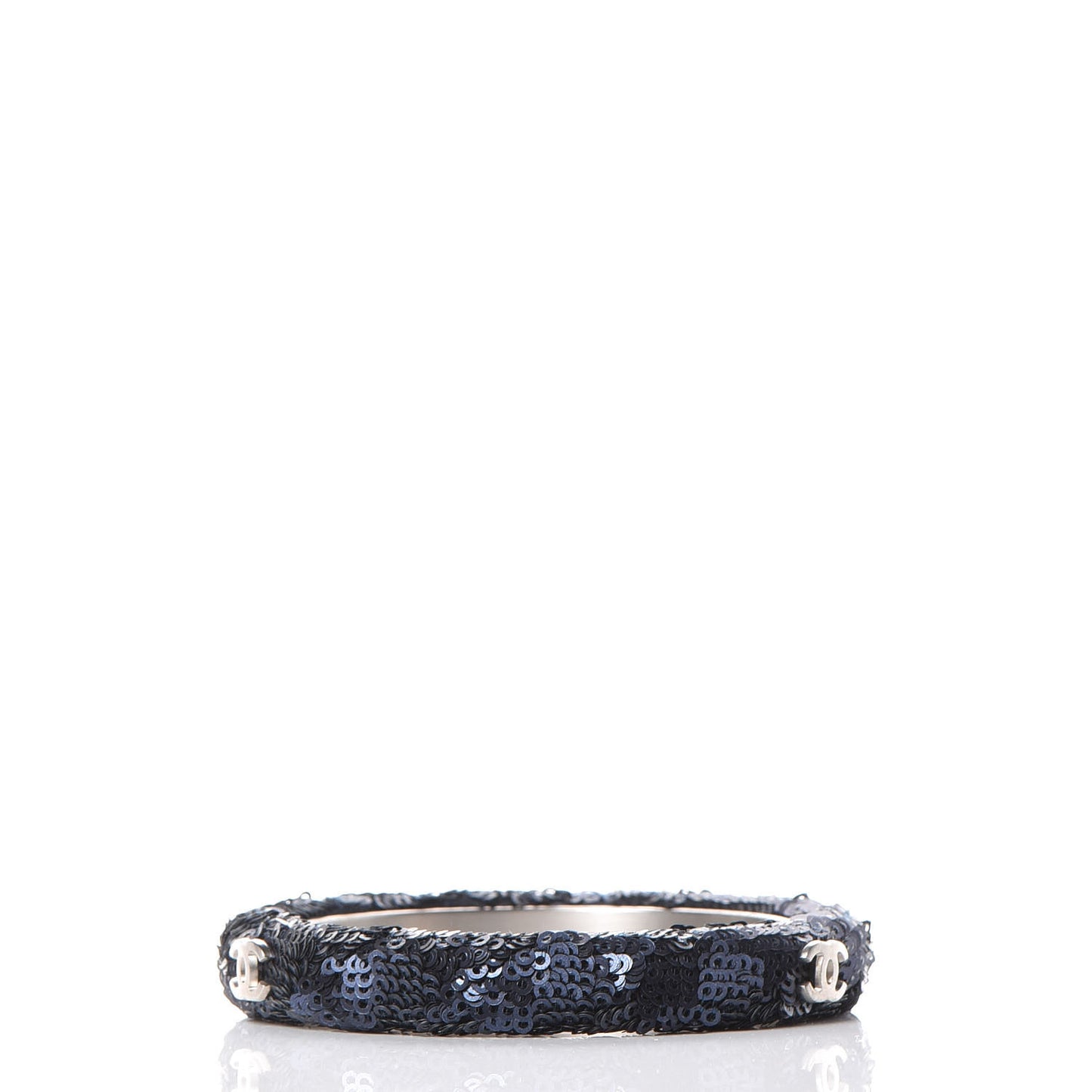 Sequin CC Bangle M Blue
