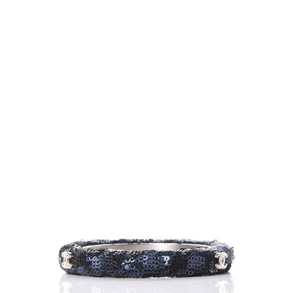 Chanel Sequin CC Bangle M Blue 3 of 5