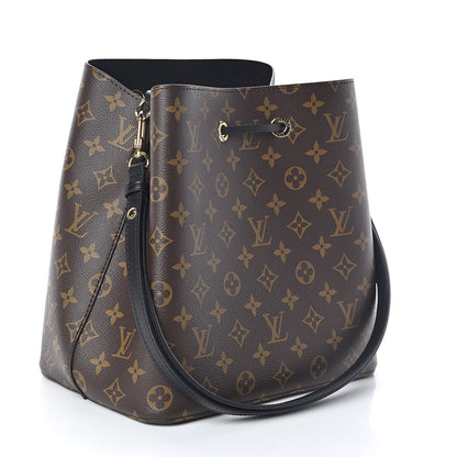 Louis Vuitton Monogram Neonoe MM Black 2 of 7