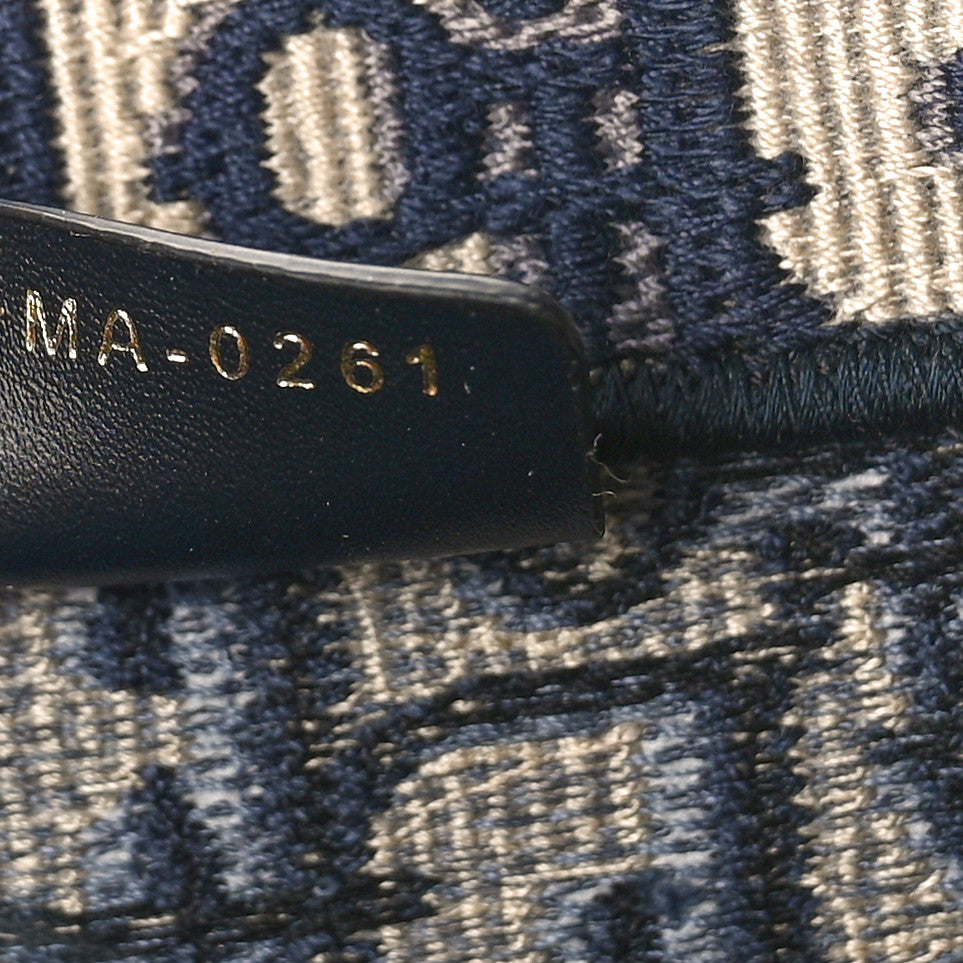 Oblique Medium Book Tote Blue Multicolor