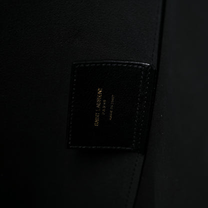 Saint Laurent Calfskin Large Shopping Tote Black 7 of 11